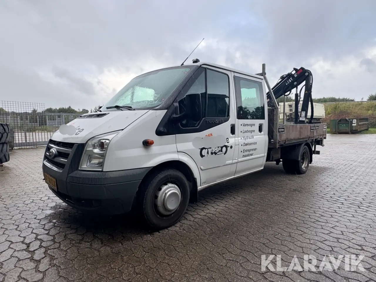 Billede 1 - Ladbil Ford Transit D. KA 2,4 TDCI DPF. med HIAB kran