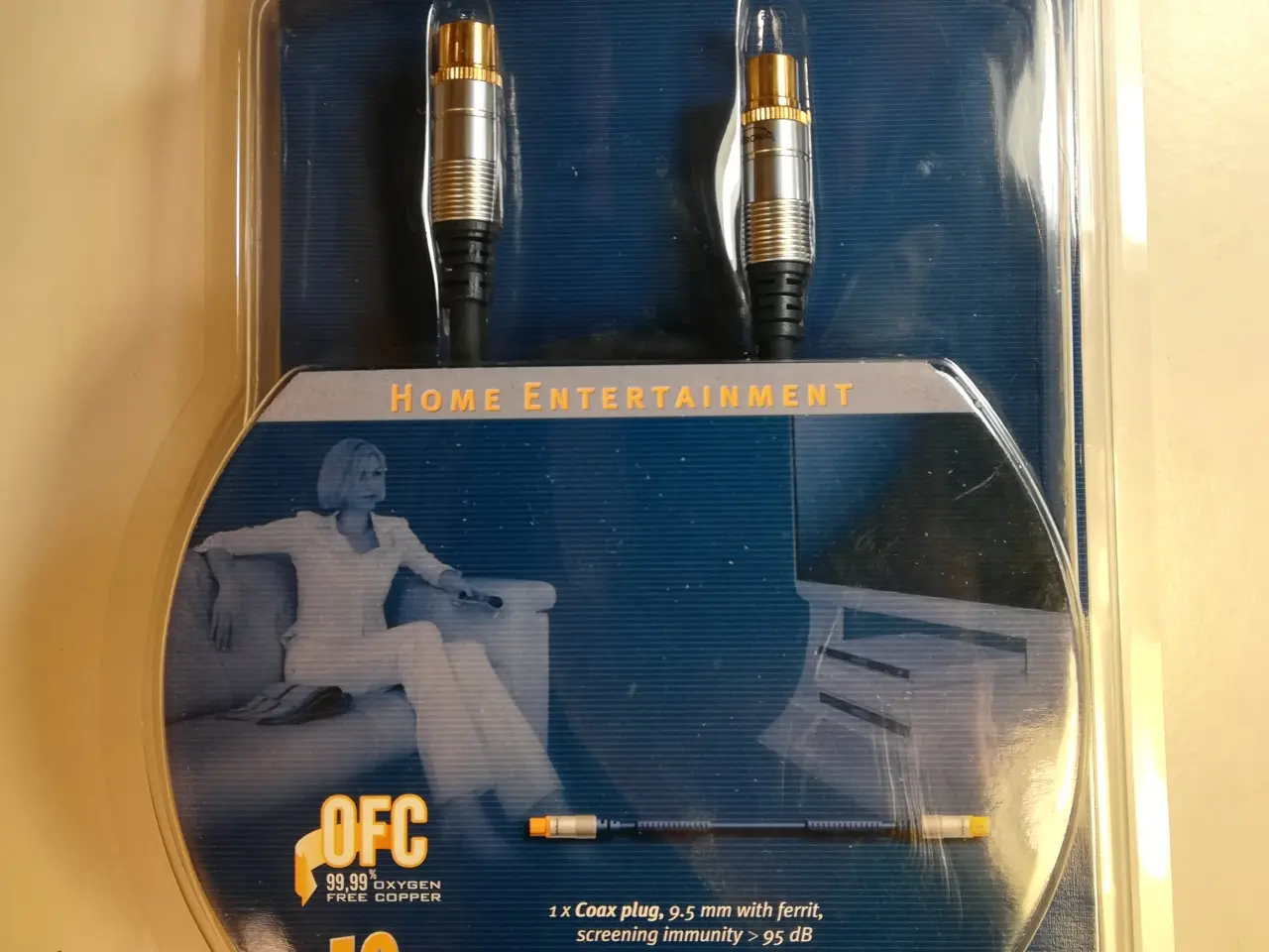 Billede 1 - Clicktronic HQ antenne tilslutningskabel, 2 stk.