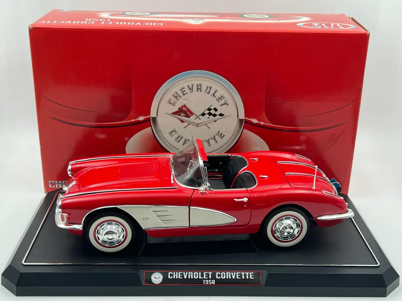 Billede 1 - 1958 Chevrolet Corvette 1:12 Super flot!