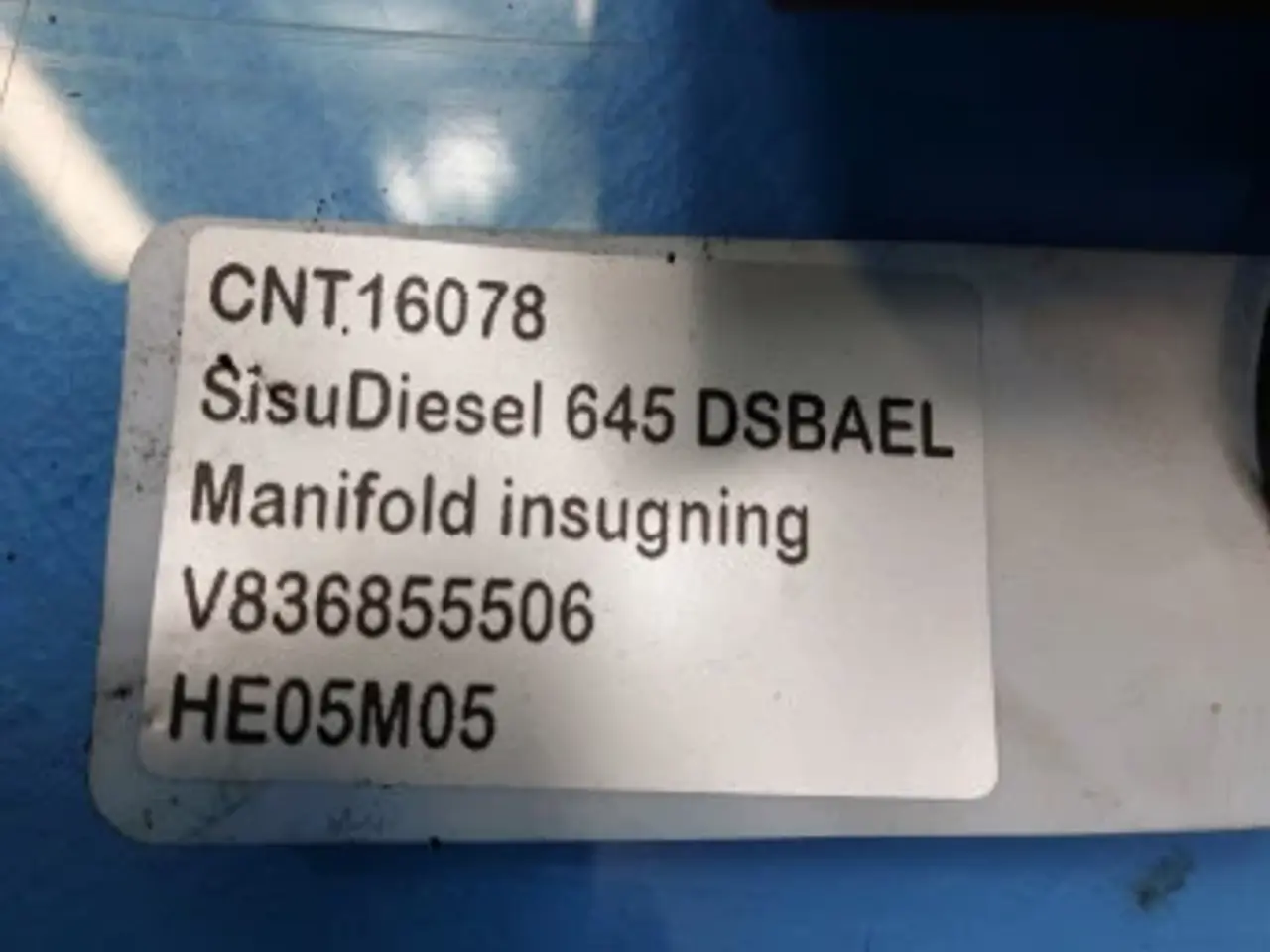 Billede 15 - SisuDiesel 645 DSBAEL Indsugningsmanifold V836855506