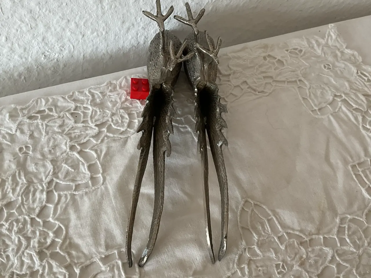 Billede 5 - Fransk antik, metalfugle