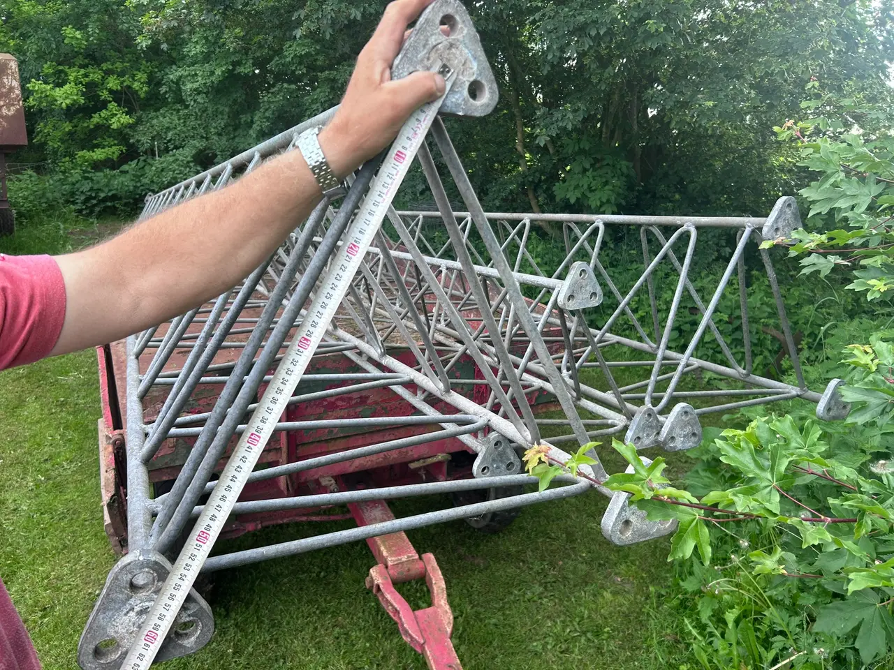 Billede 7 - Galvaniseret Gittermast / mast