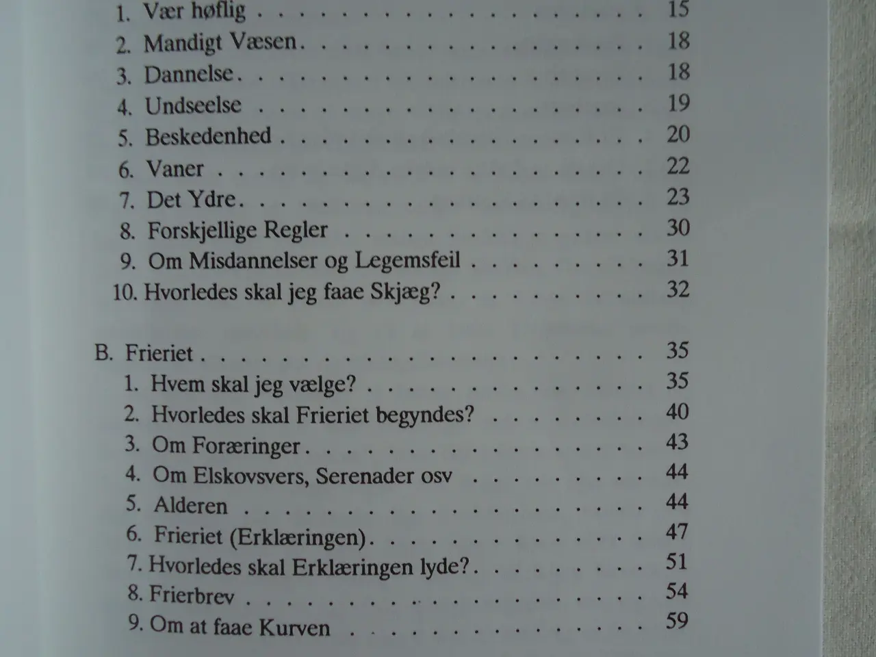 Billede 3 - Haandbog i Kjærlighed - UBRUGT []