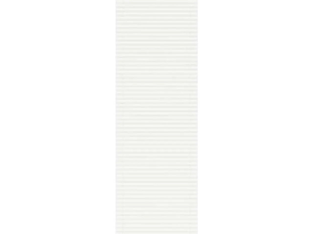 Billede 1 - Plisségardin hvid 60 x 200 cm - stofbredde 59,4 cm