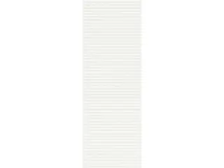 Plisségardin - hvid 60×200 cm, stofbredde 59,4 cm, polyester