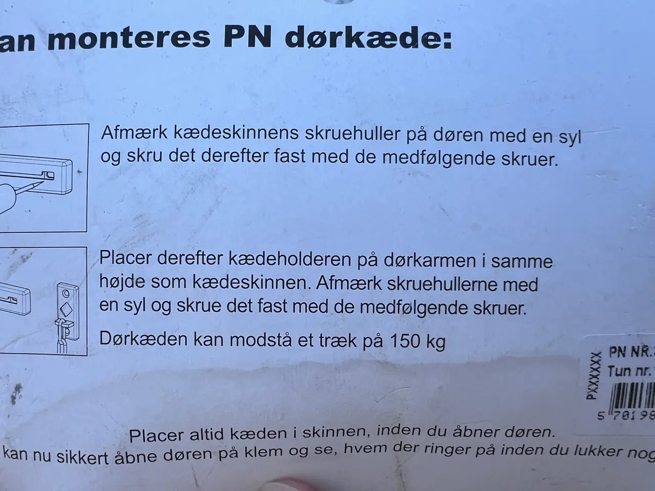Billede 6 - Ny Sikkerhedskæde til Hoveddør