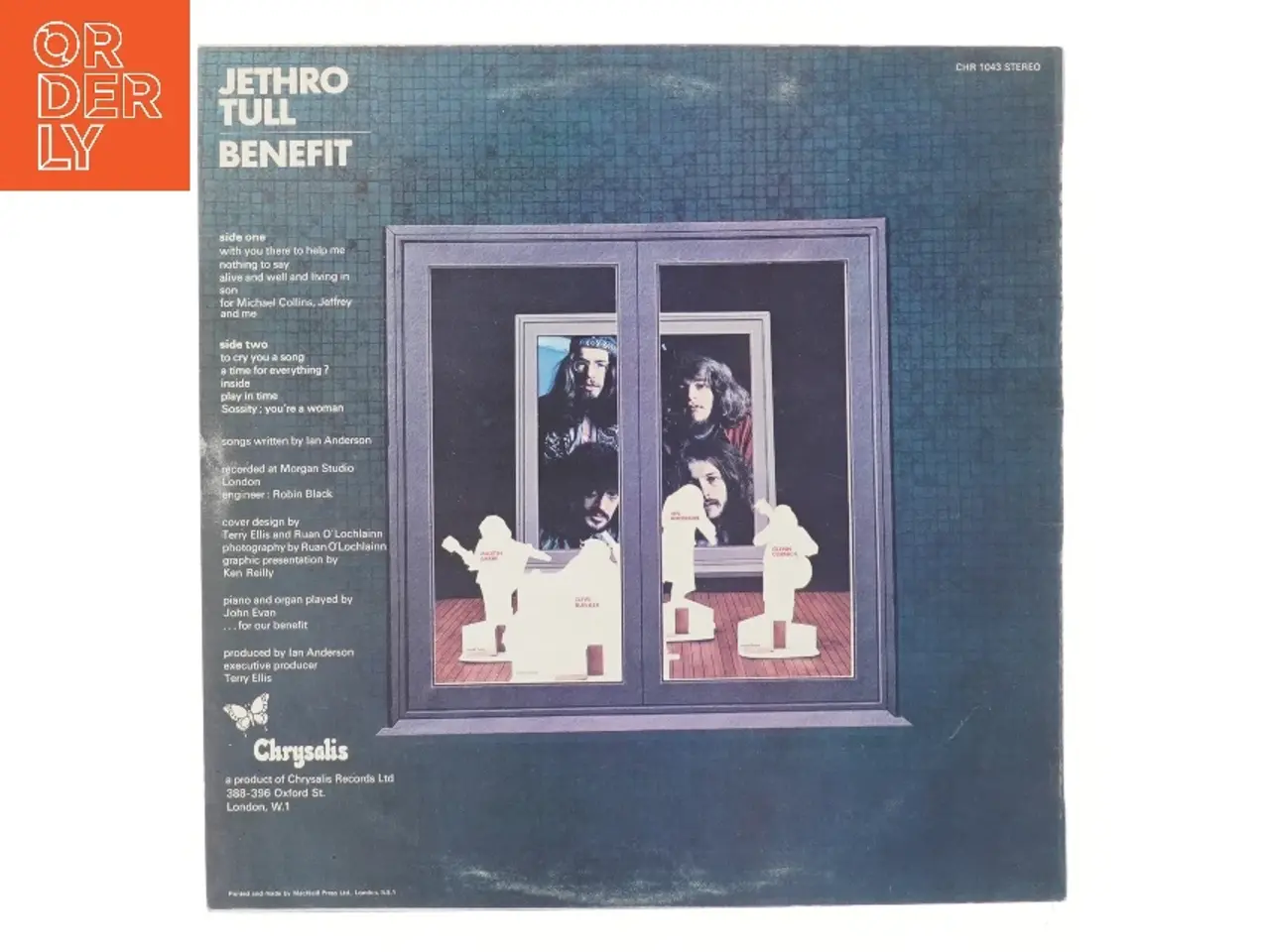 Billede 2 - Jethro Tull Benefit LP fra Chrysalis Records
