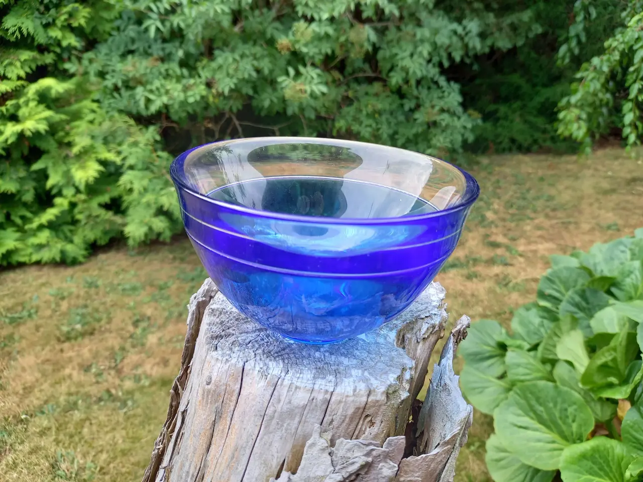 Billede 2 - Orrefors glasskål.