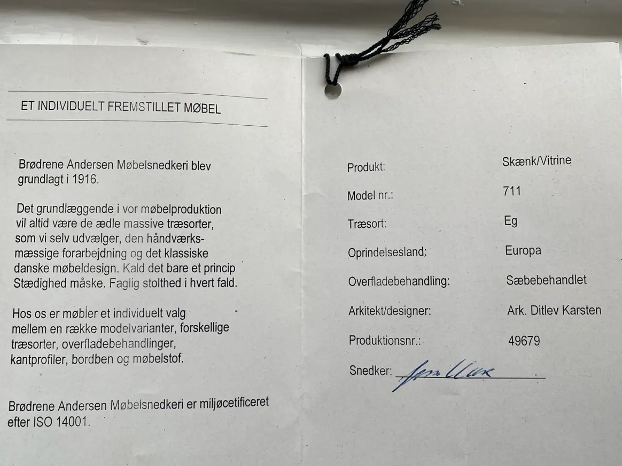 Billede 5 - Ditlev Karsten skænk