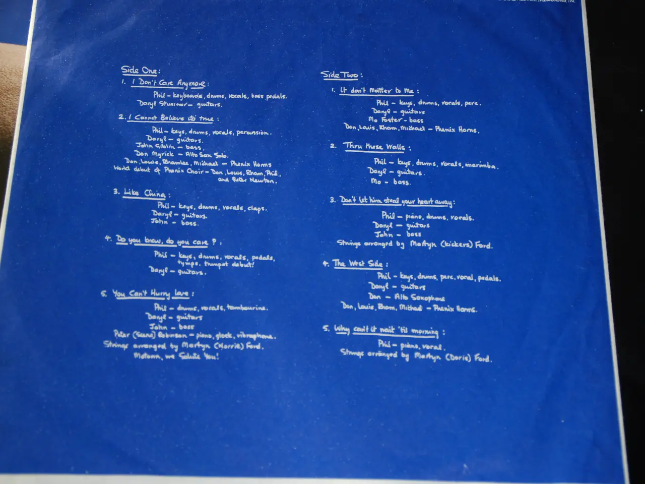 Billede 4 - Vinylplade - Phil Collins