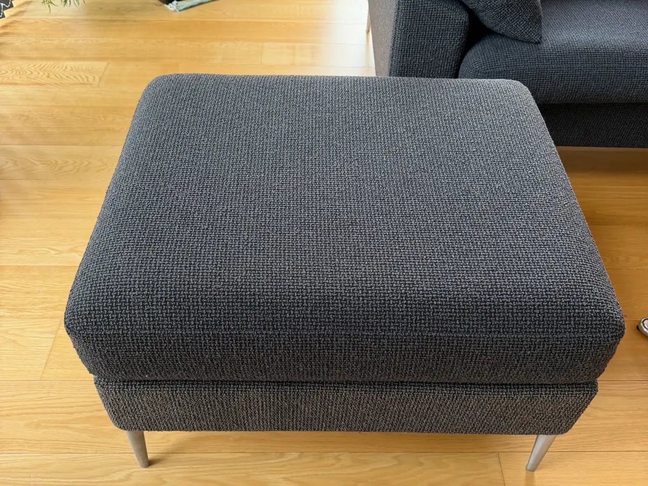 Billede 3 - 3 pers. sofa med puf, Søren Lund SL 329, koksgrå, 