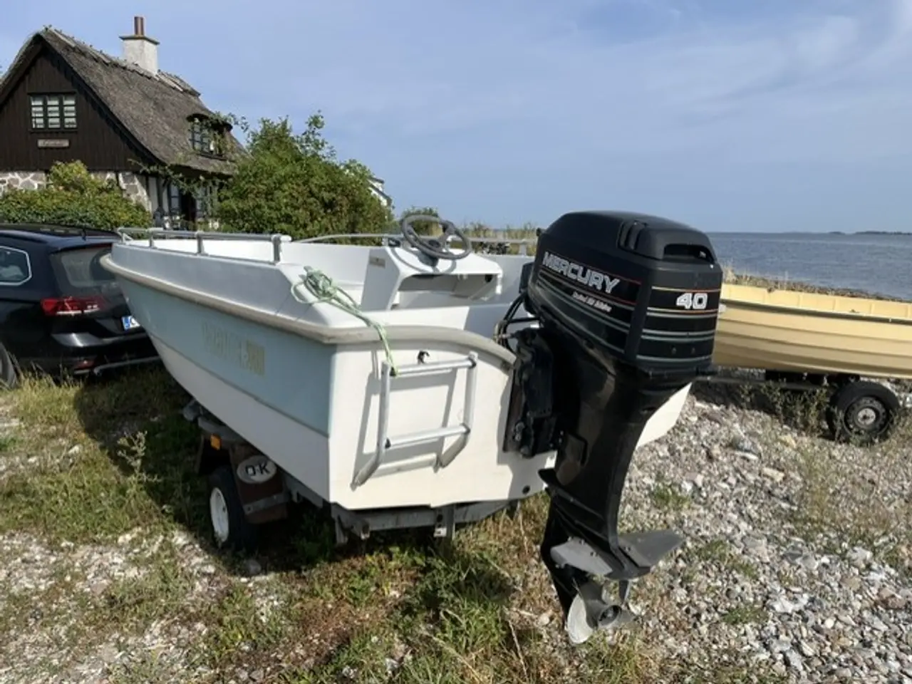 Billede 1 - Motorbåd med trailer/Askeladden