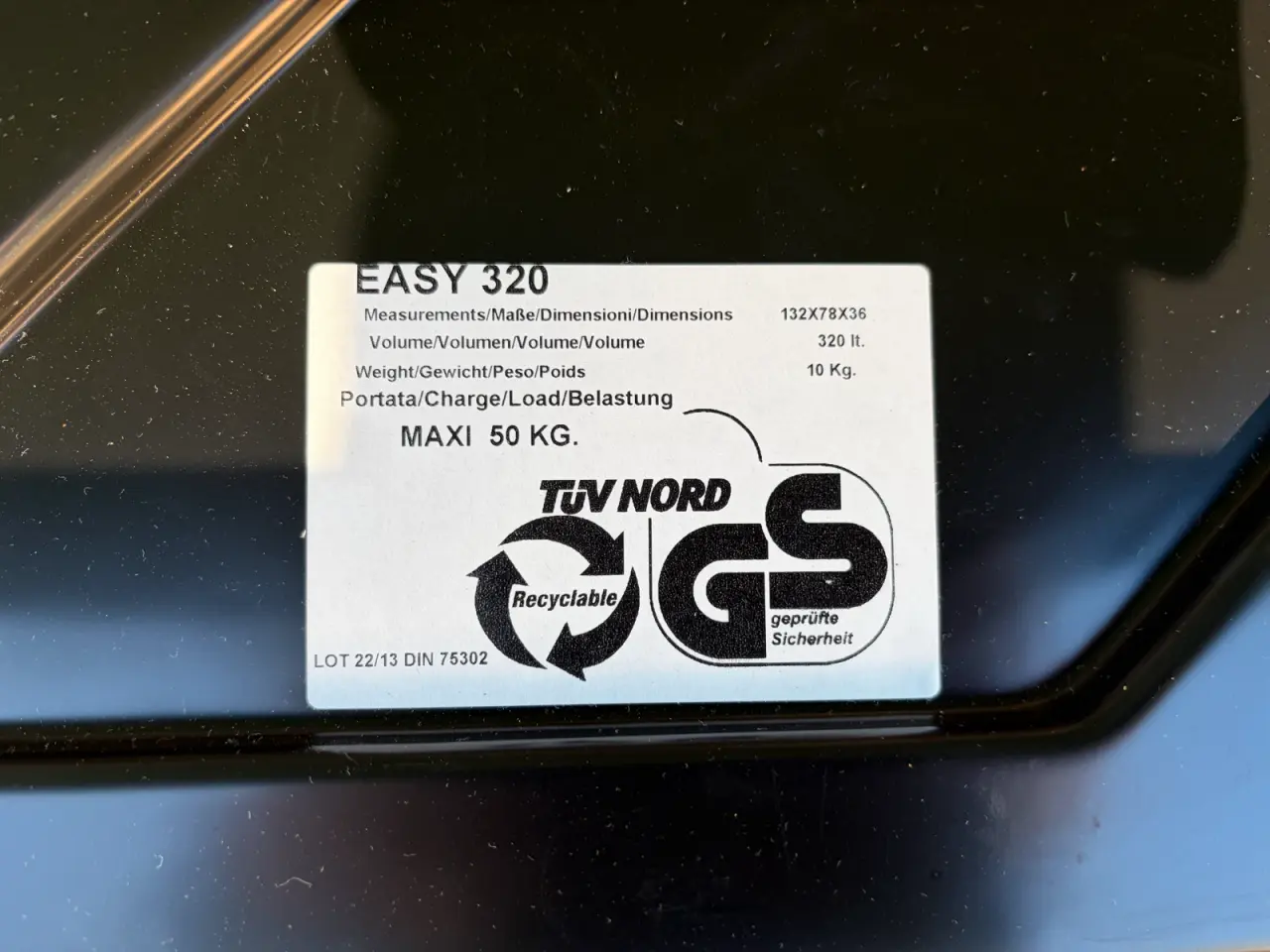 Billede 5 - Easy 320L tagboks + tagbøjler