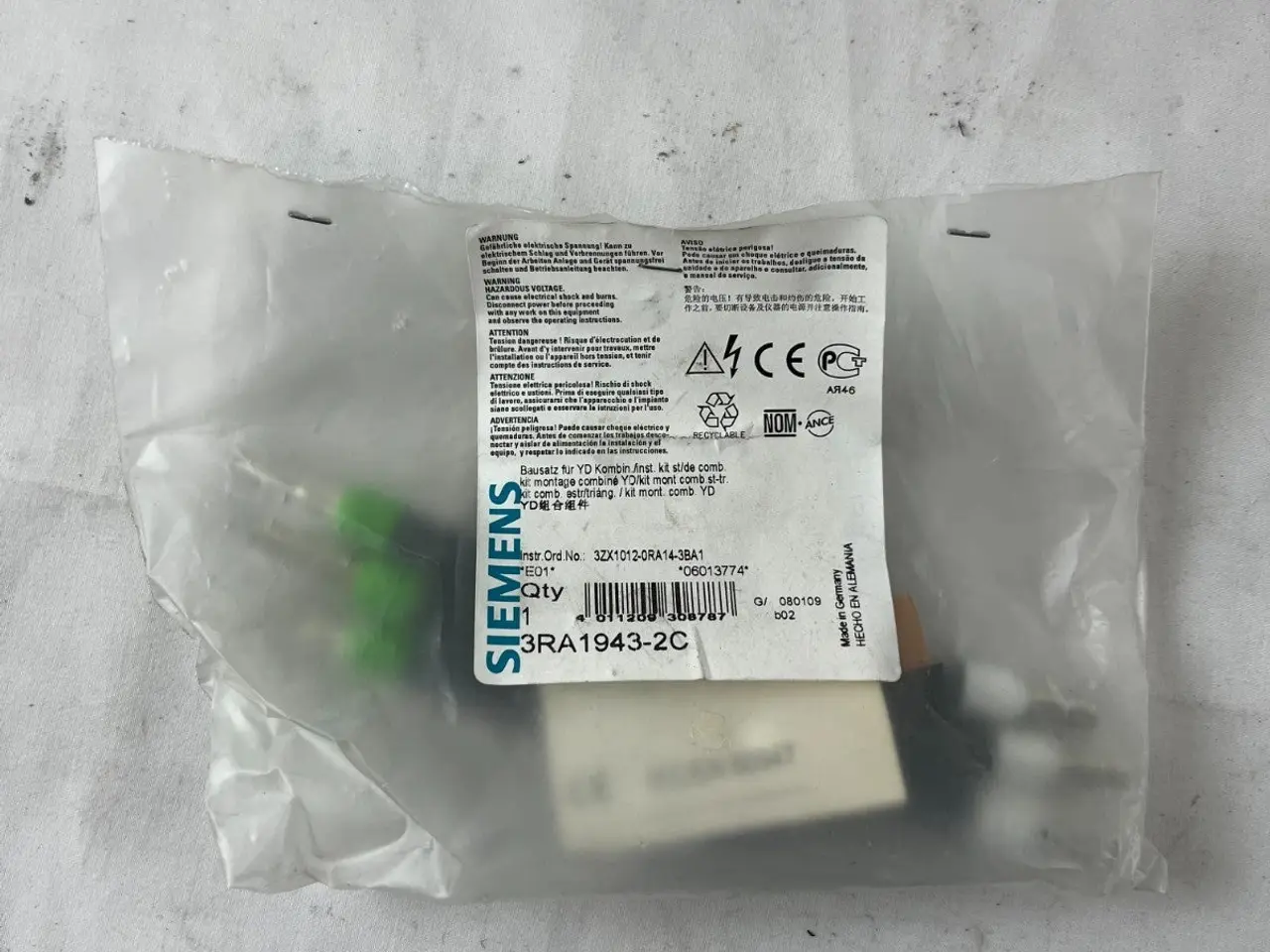 Billede 7 - Siemens 3RA1943-2C Wiring Kit YD Combination Set