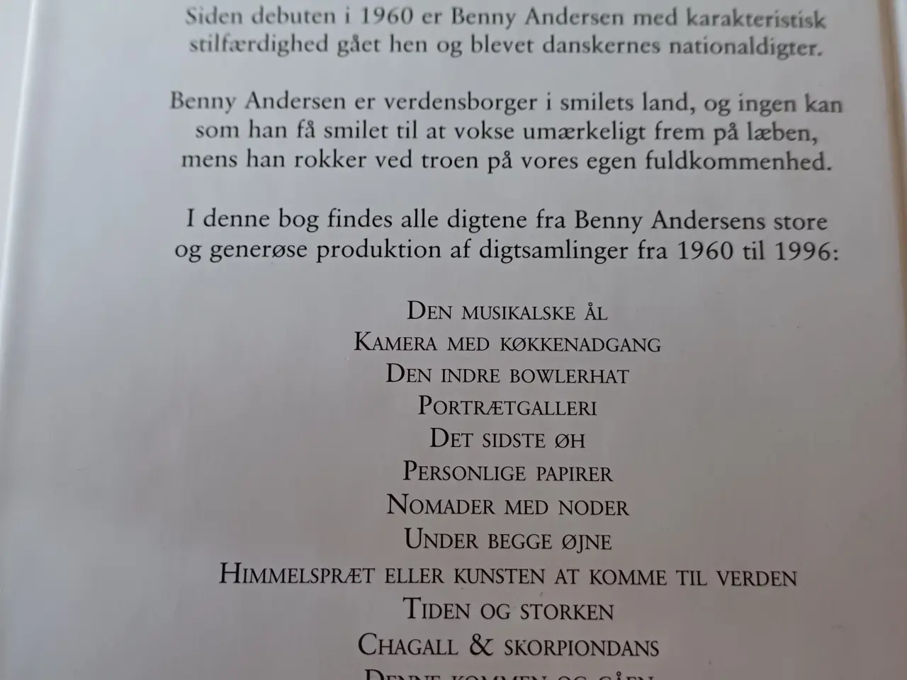 Billede 2 - Benny Andersen Samlede digte