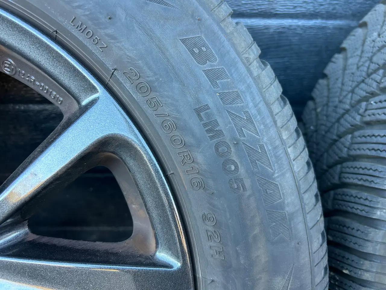 Billede 5 - Vinterhjul alu str. 205/60R16
