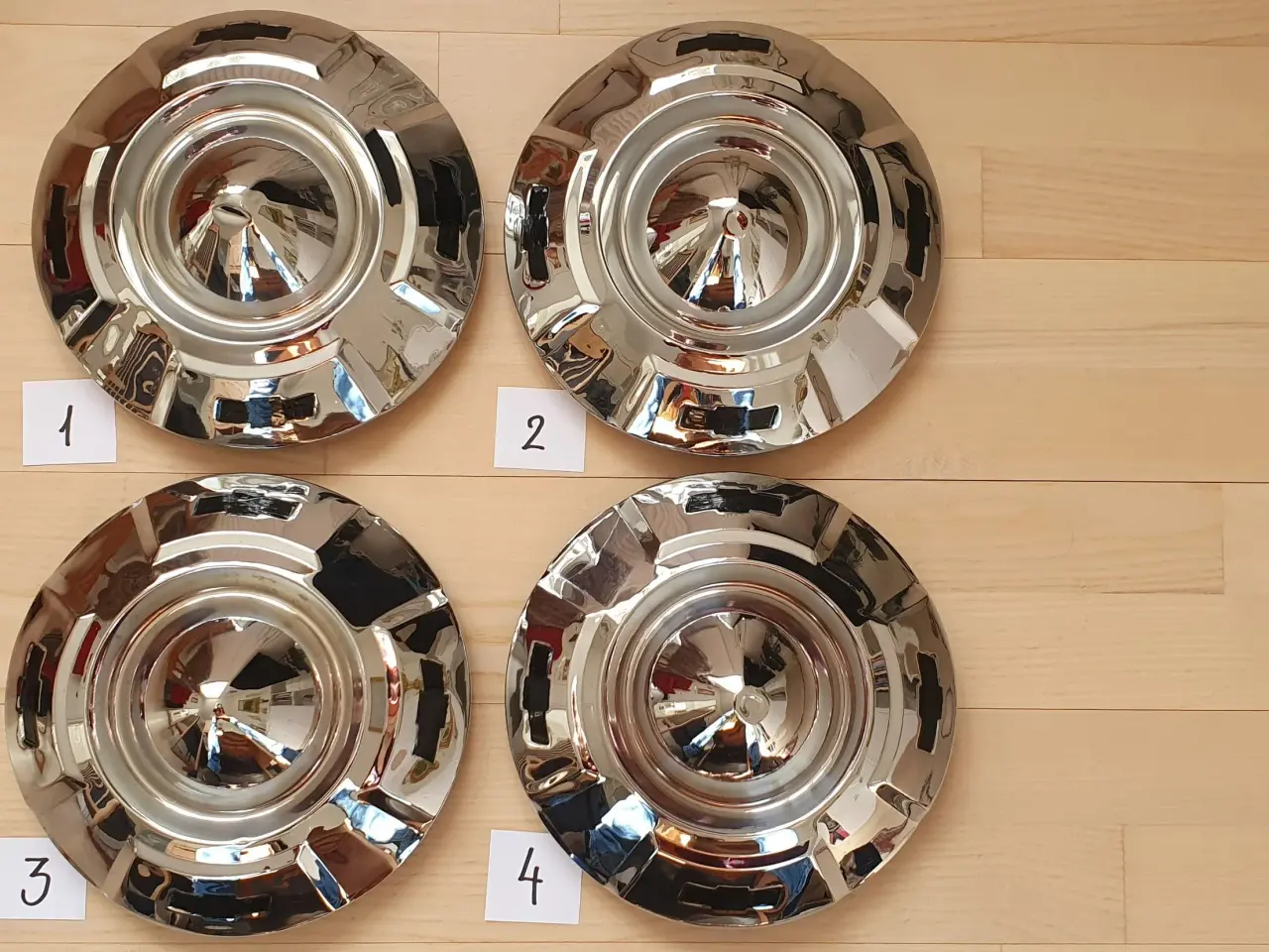 Billede 1 - Chevrolet dækkapsler pickup 57-60 hubcaps 