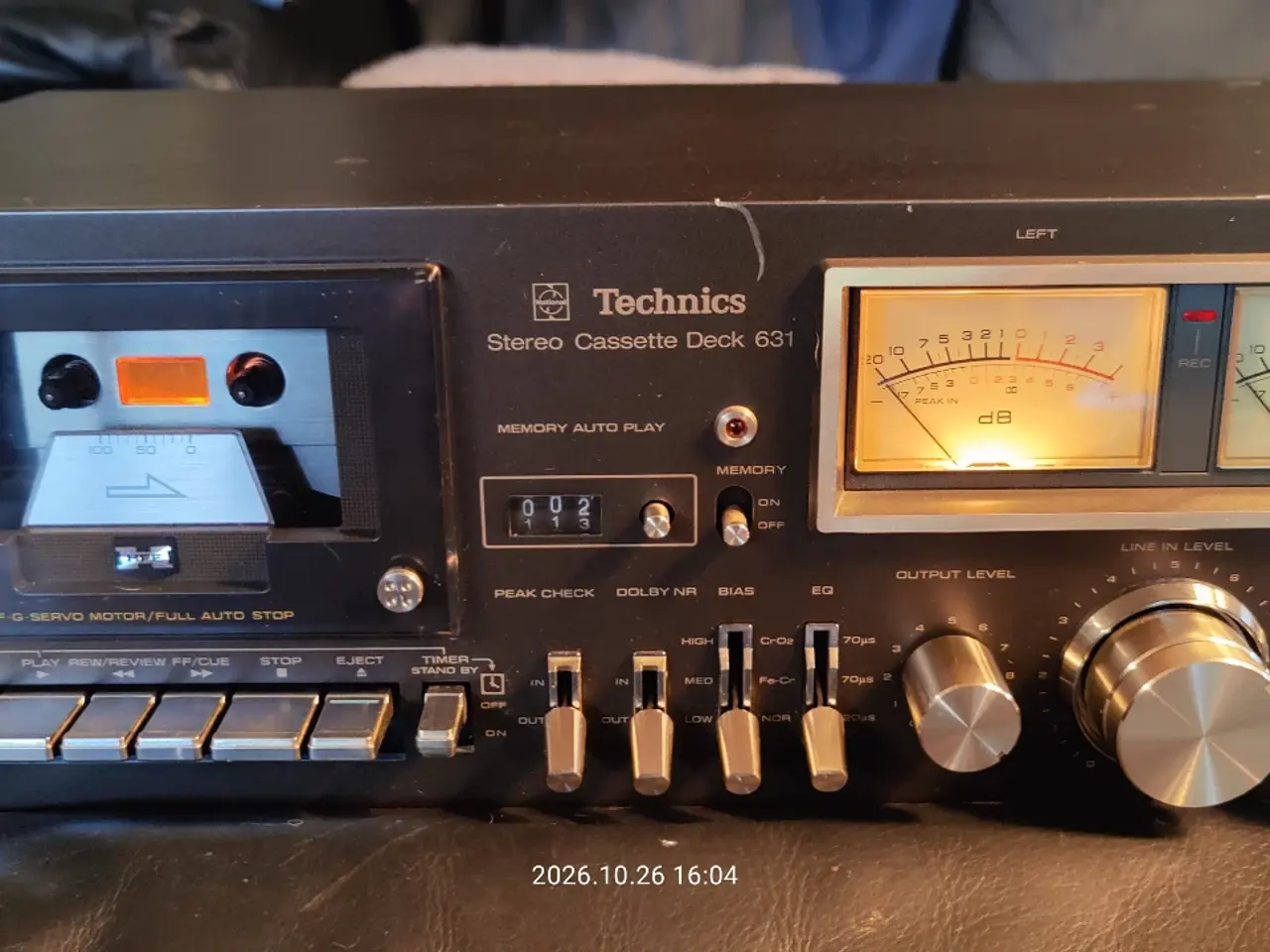 Billede 1 - Technics Stereo Cassette Deck 631