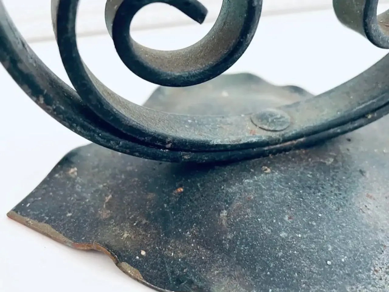 Billede 4 - Lysestage med patina 