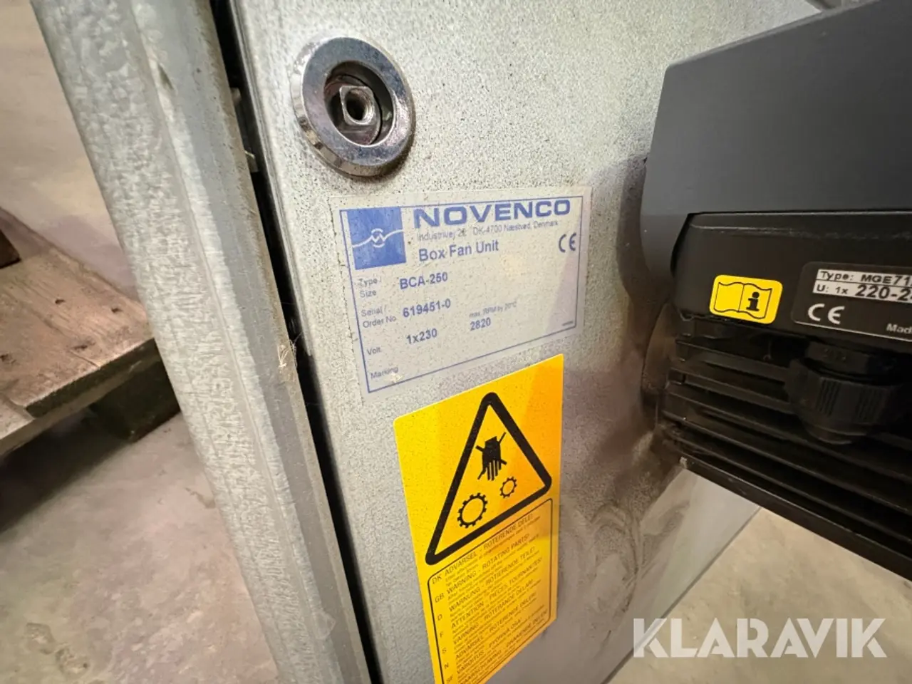 Billede 6 - Ventilation Novenco/ Lindab