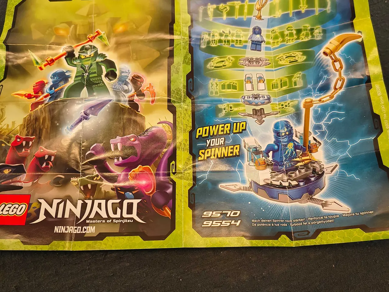 Billede 8 - LEGO Ninjago – NRG Cole Spinner-sæt (Sæt 9572)