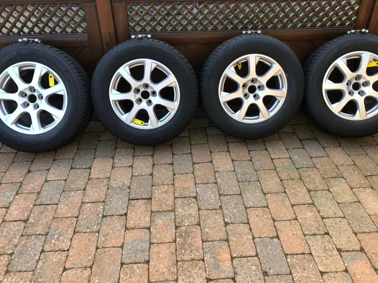 Billede 1 - Originale Audi fælge med vinterdæk 