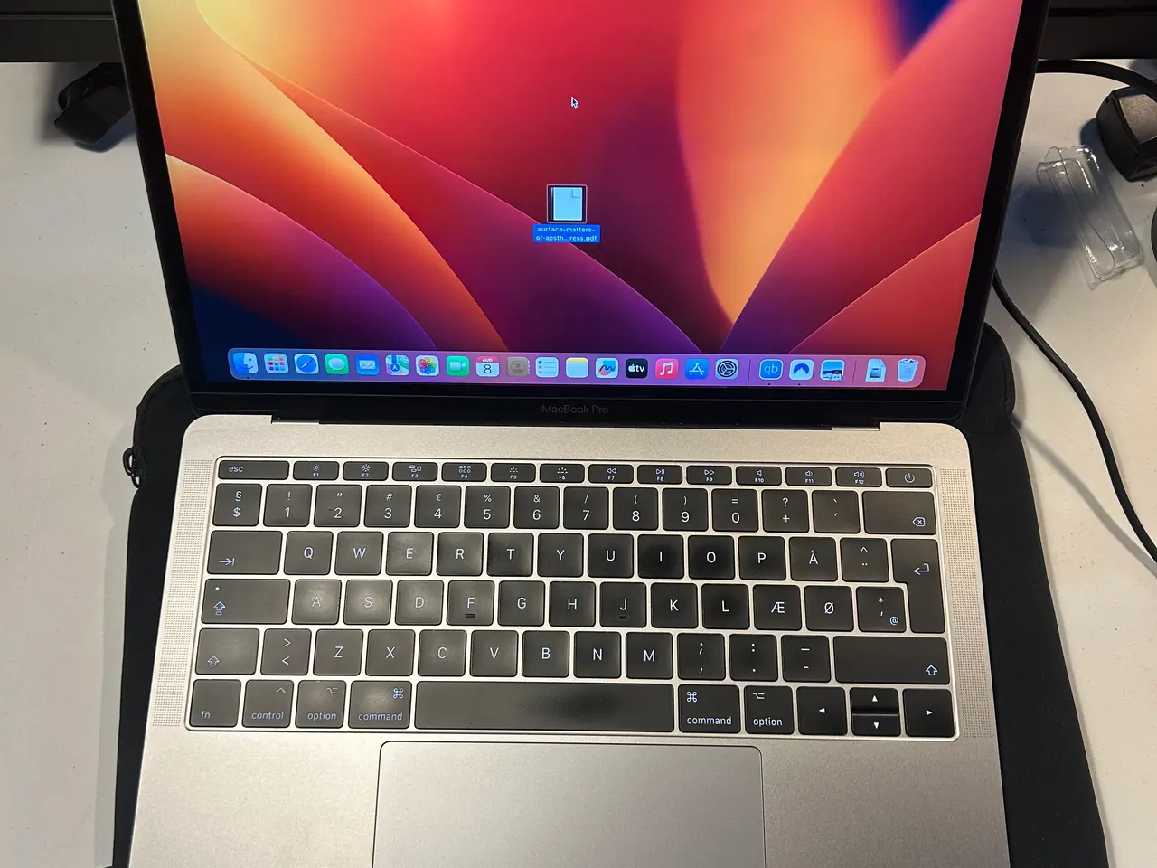 Billede 1 - Lejes ud: Apple MacBook Pro 13 inch 2017 