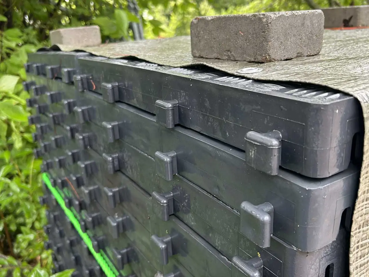 Billede 1 - Nemt og stabilt plastikgulv udlejes!