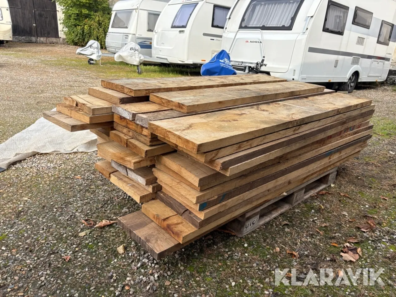 Billede 3 - Planker i eg og ask 37 Styk