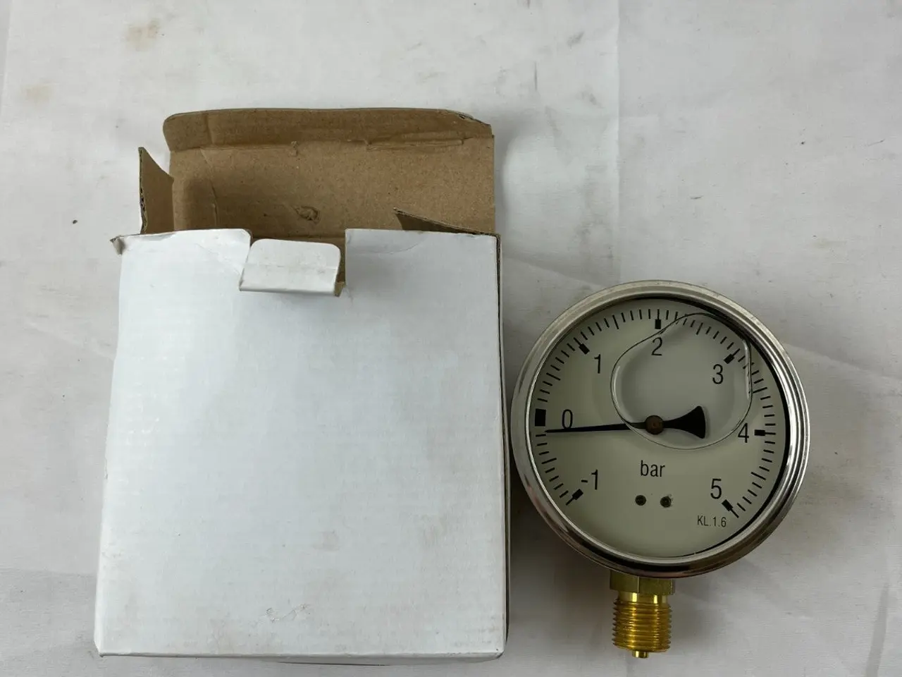 Billede 2 - Pressure Gauge P1555L -1 To +5 Bar 4in Dial 1/2 LM