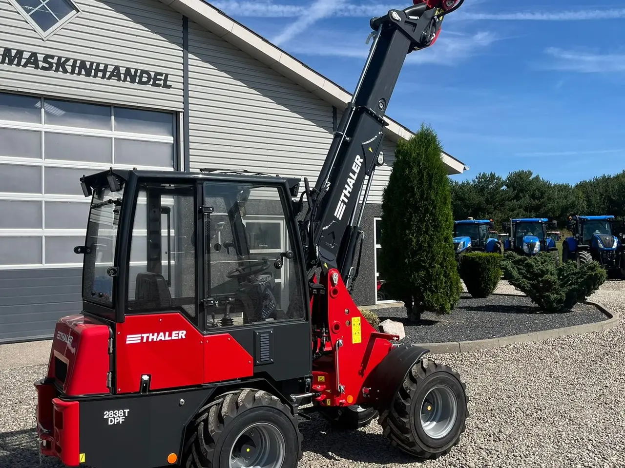 Billede 17 - Thaler 2838T DPF teleskoparm, kabine og brede hjul
