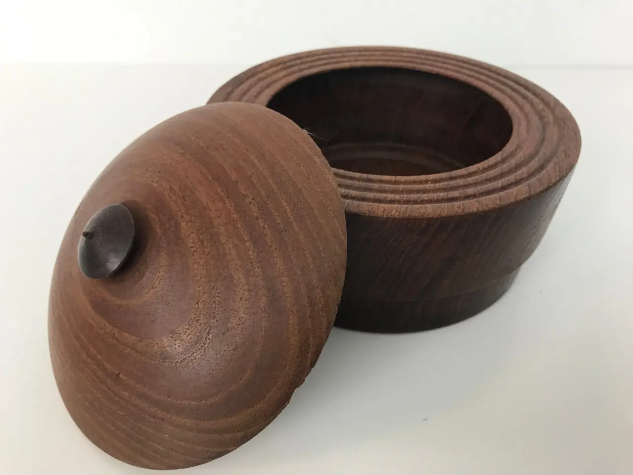 Billede 6 - Retro teak skål med låg