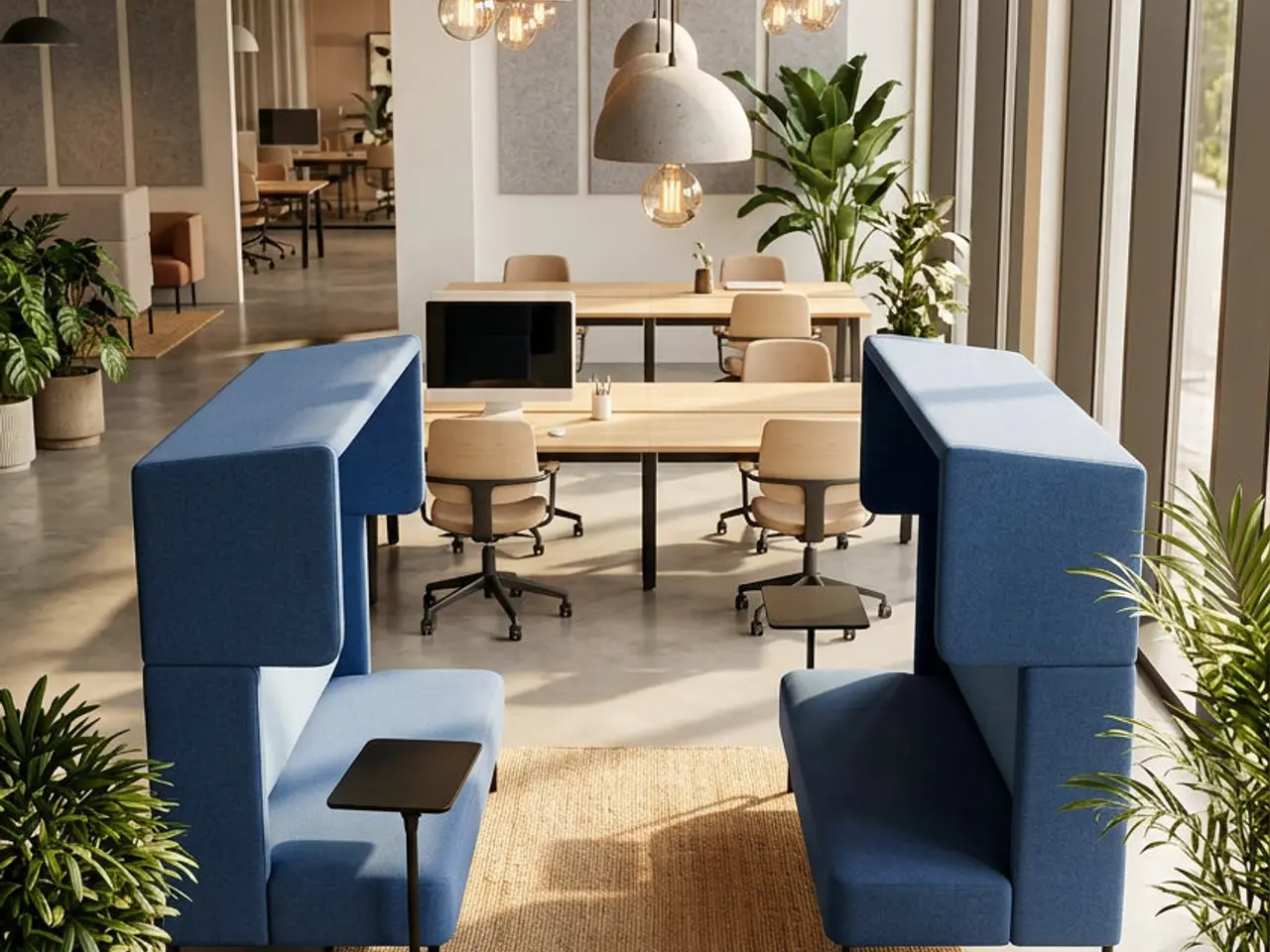 Billede 2 - Four Design FourUs Sofa – Blå/Sort Stel