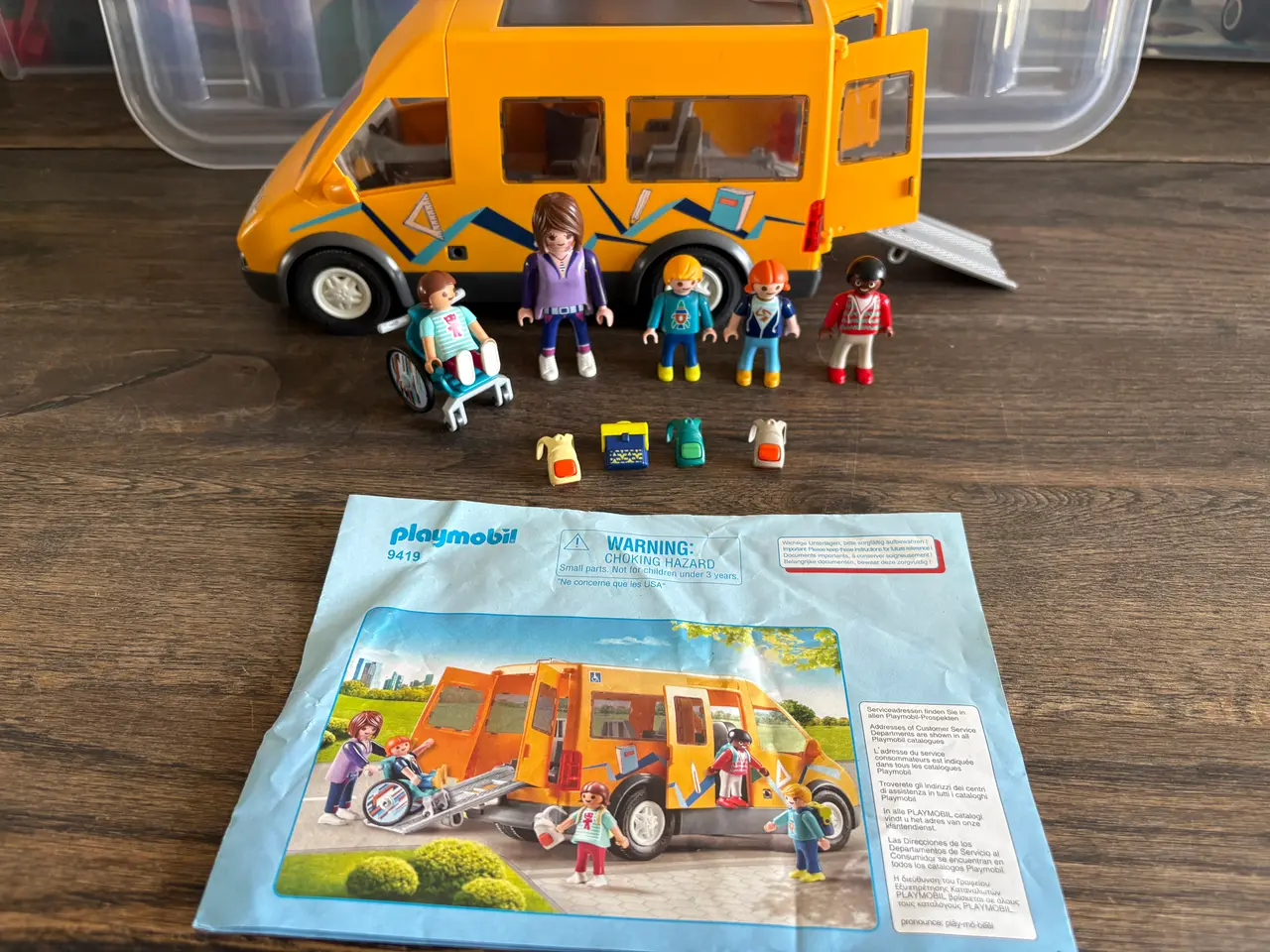 Billede 8 - PLAYMOBIL 9419 skolebus
