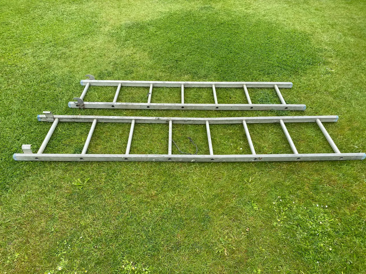 Billede 2 - To-delt skydestige i aluminium