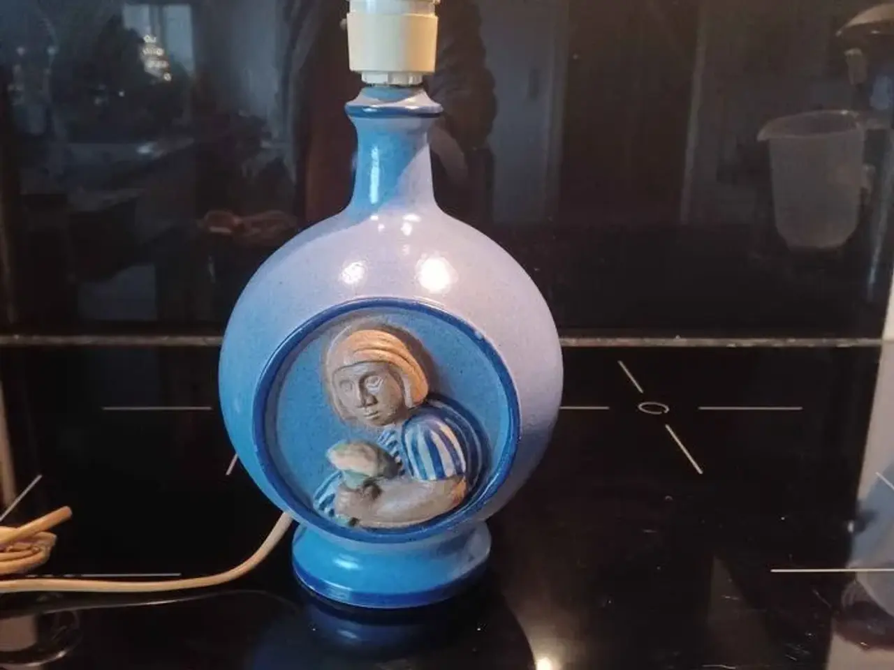 Billede 1 - SMUK KERAMIK LAMPE FRA ALLAN HYTHOLM 