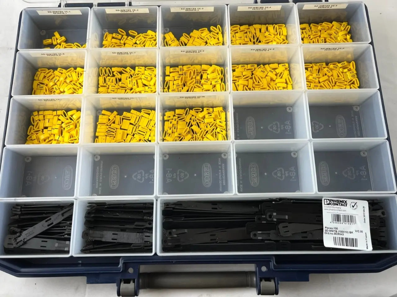 Billede 1 - Phoenix Contact SD-WMTBS YE Marker Set Raaco Case