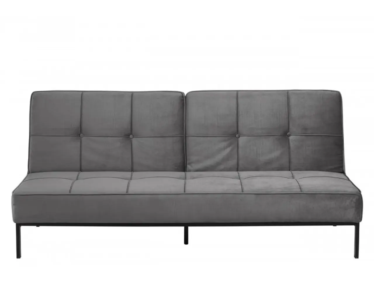Billede 5 - Perugia sovesofa - Mørkegrå velour