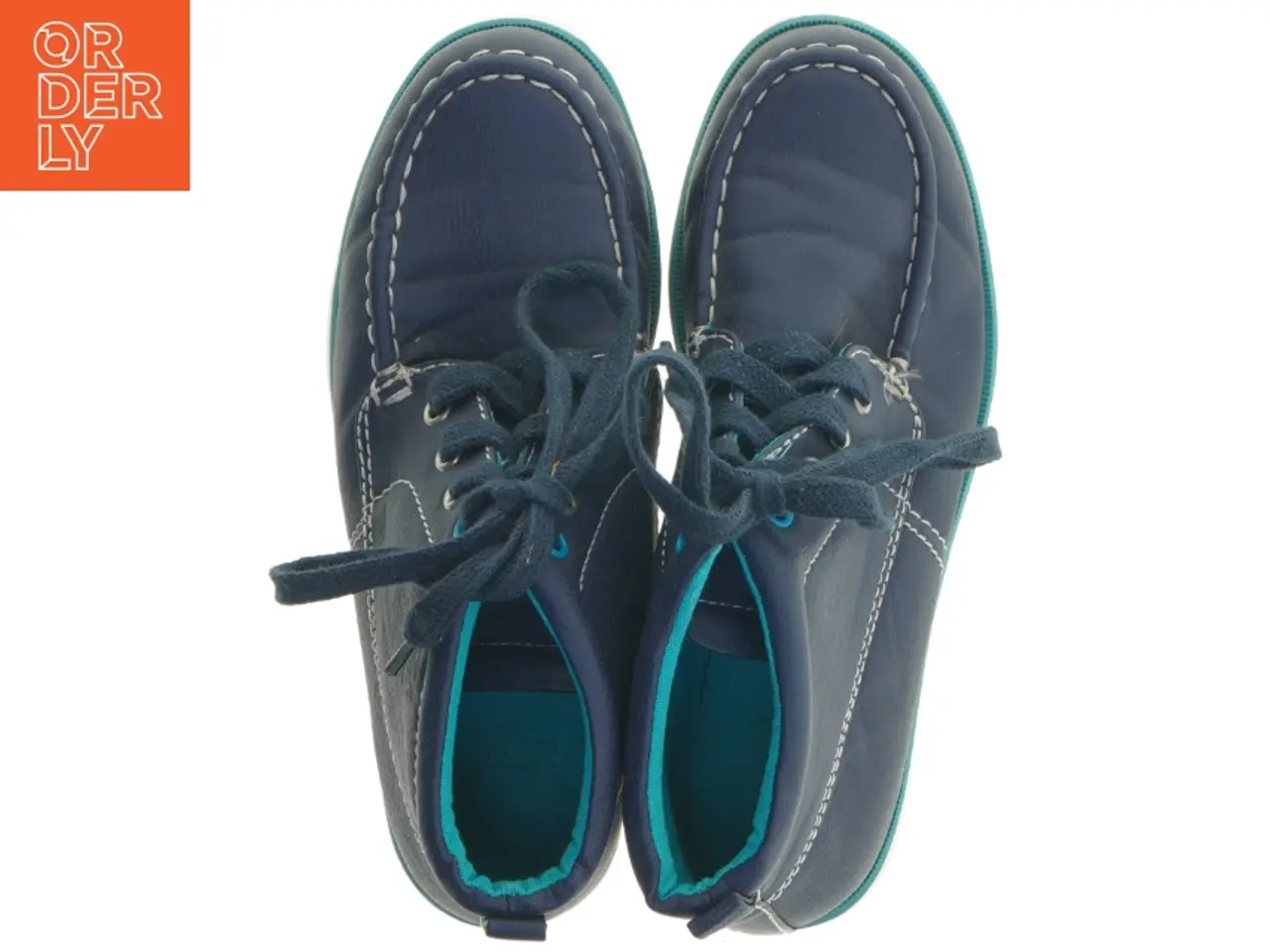 Billede 5 - Blå børnestøvler i størrelse 35 (str. 35 )