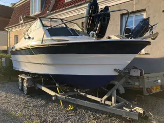 Fjord 22 med ellers uden bådetrailer klar til sejl