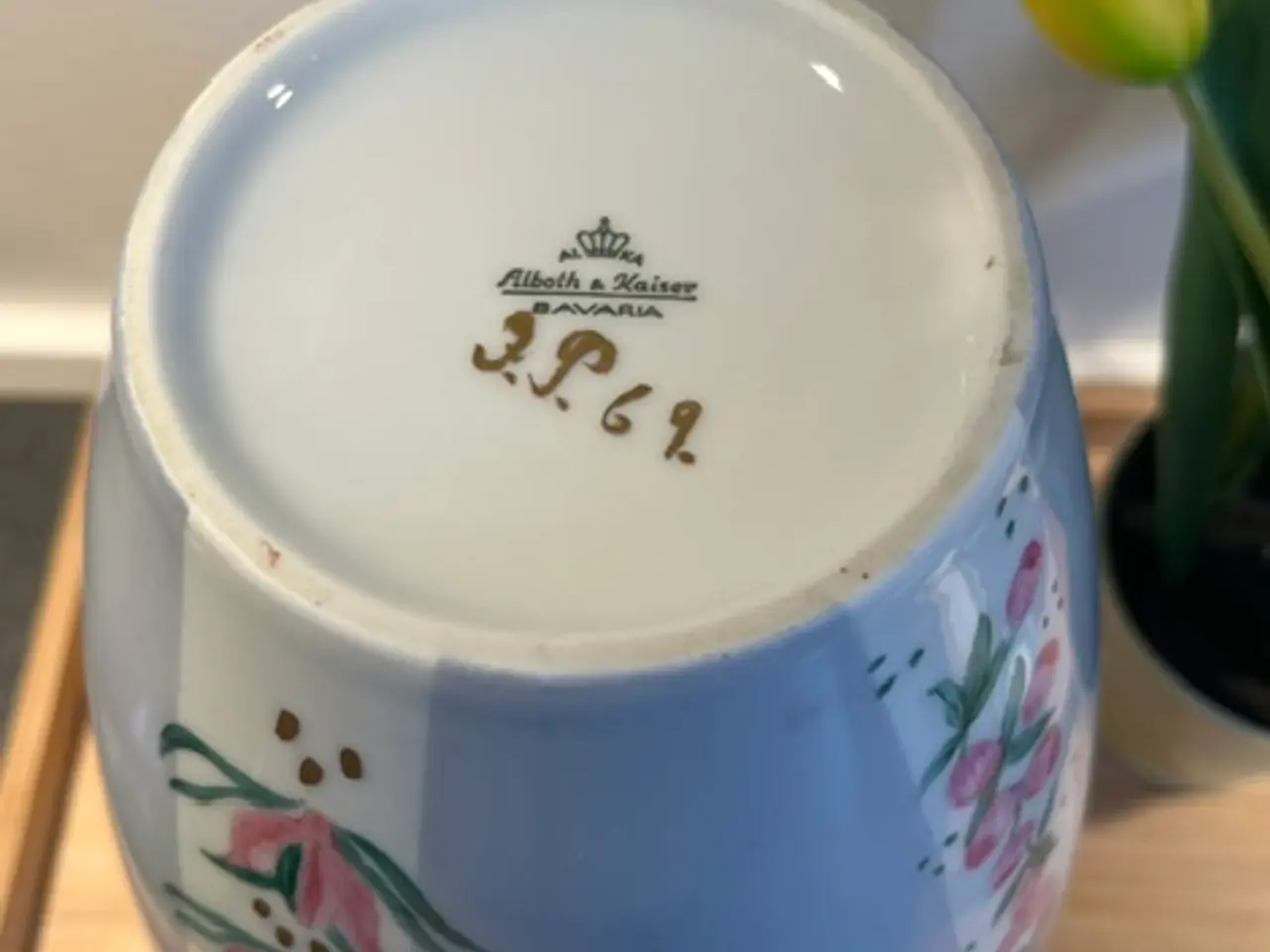 Billede 4 - Smuk vintage Alka (Alboth & Kaiser) porcelænsvase