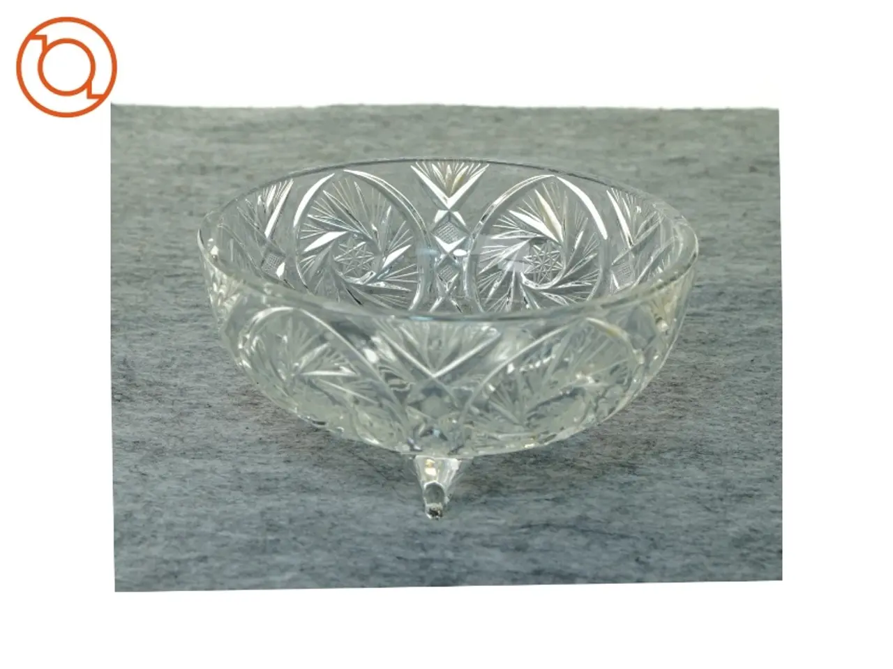 Billede 1 - Skål i krystal (str. 16 x 7 cm)