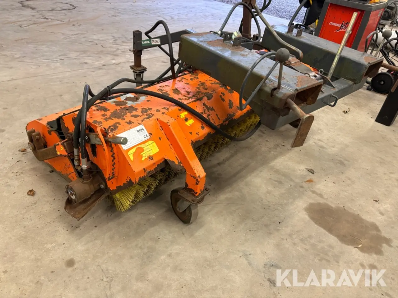Billede 5 - Hydraulisk kost Tuchel Plus 560 200, svingbar, til pallegafler