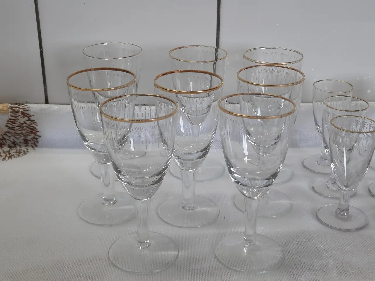 Billede 3 - Kongeå glas fra Lyngby Glasværk
