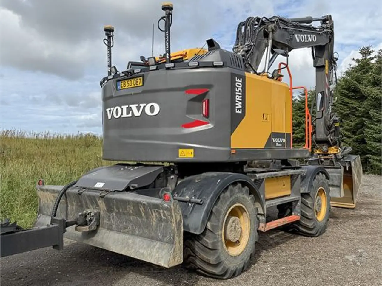 Billede 5 - Volvo EWR150 E - 20 ton, DC2 styrring,  Engcon rotortilt, Topcon X75 3D GPS, trailer
