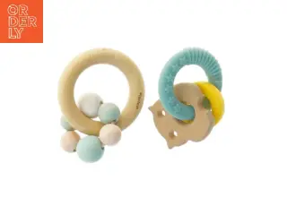 Babylegetøj ringe fra PlanToys (str. Ø 6 og Ø 8 cm)