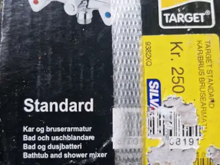 Standard blandingsbatteri. Kar og bruser.
