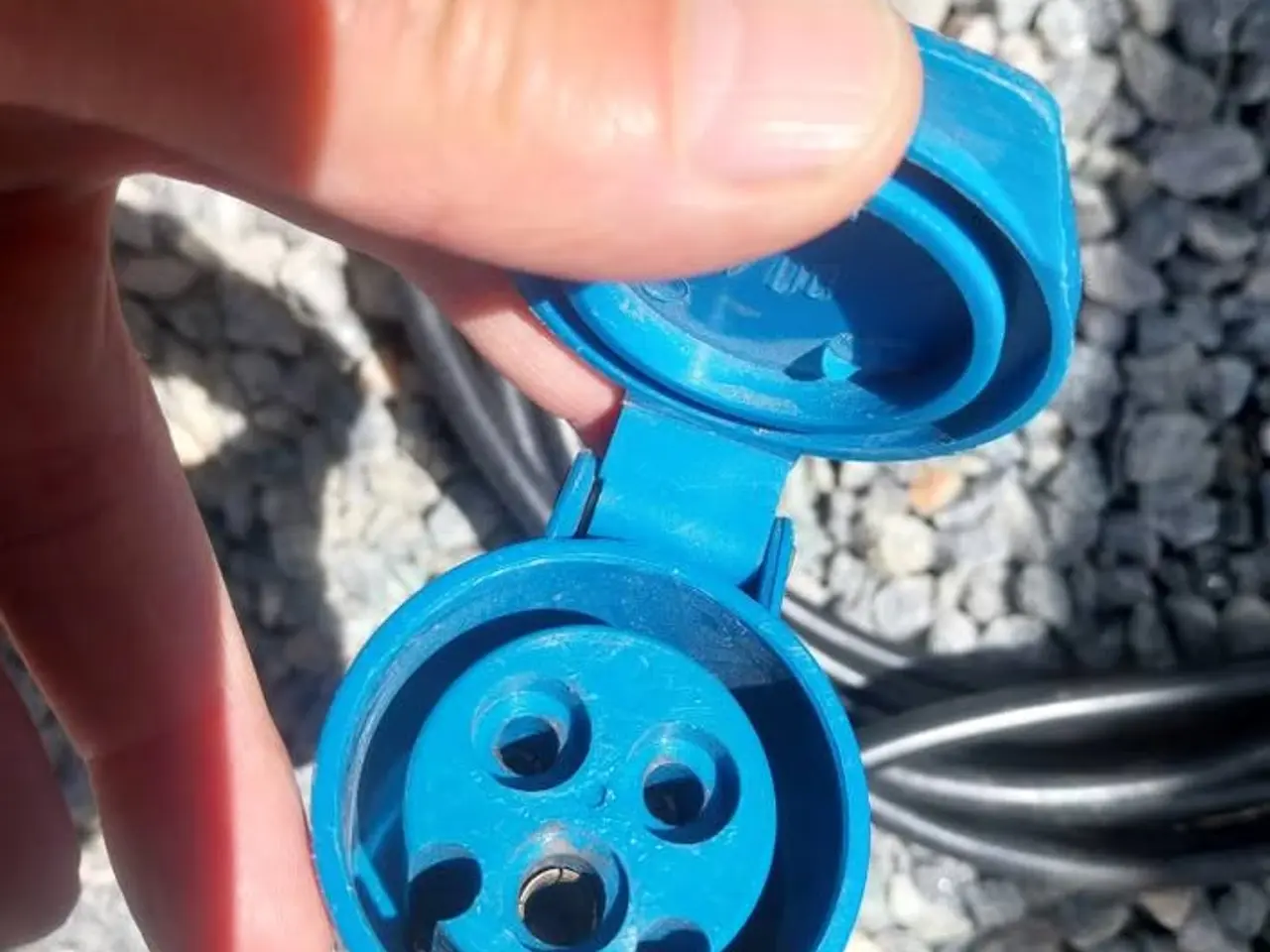 Billede 3 - Strømkabel kraftigt med CEE stik in begge ender