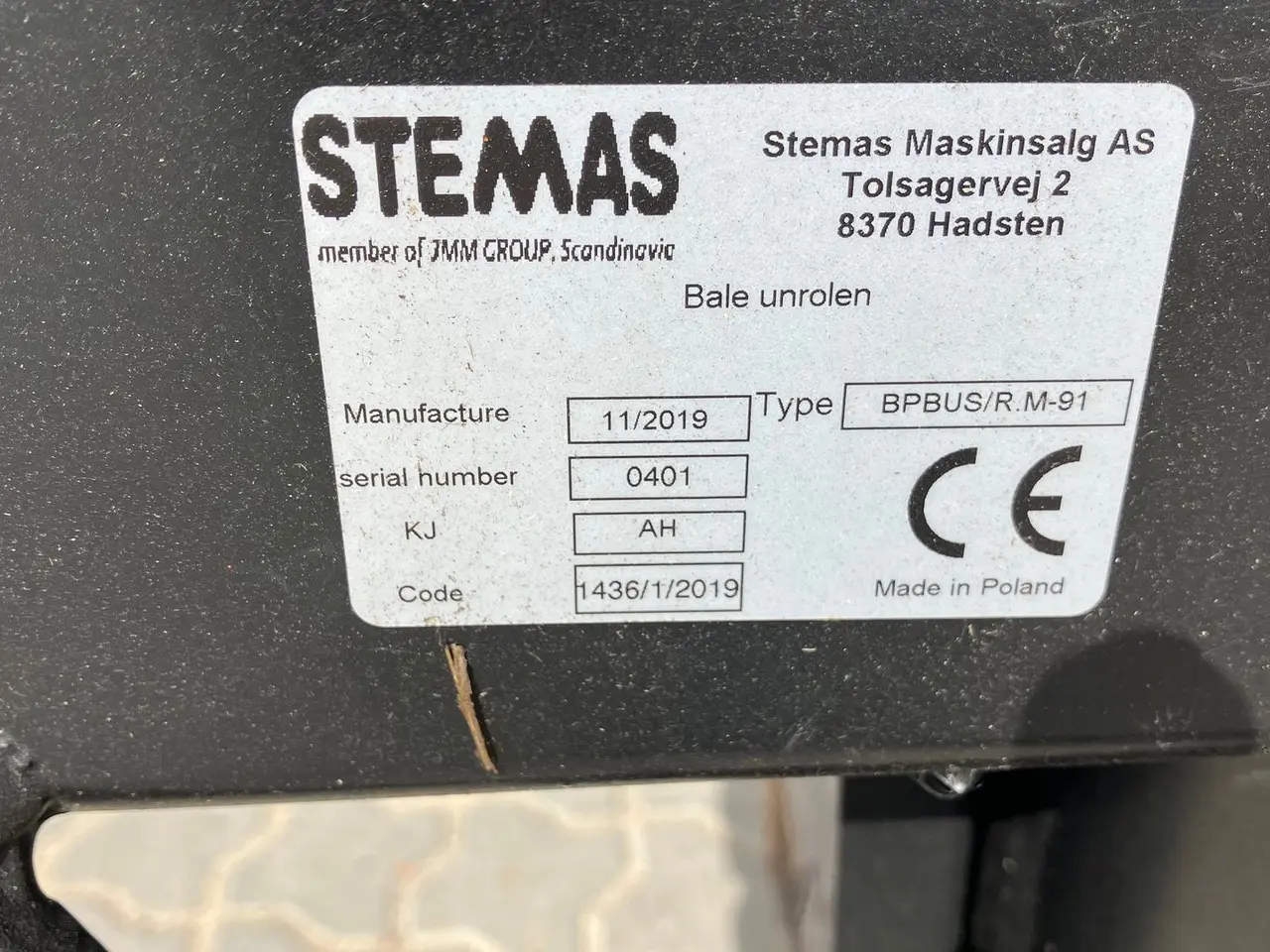 Billede 1 - Stemas Rundballe indpakker Rundballe indpakker