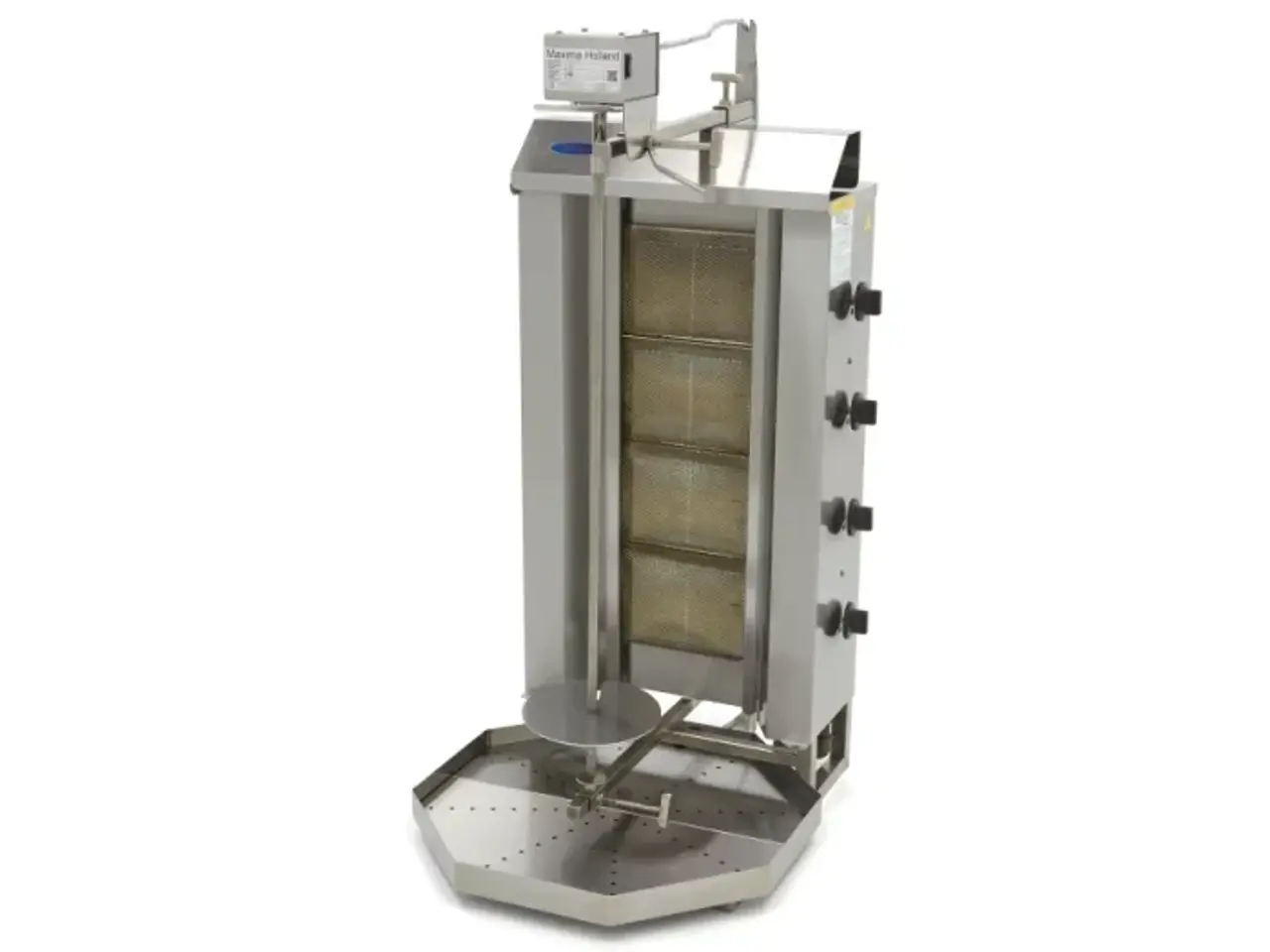 Billede 1 - Kebabgrill til Gas – 4 Brændere – 50 kg kød